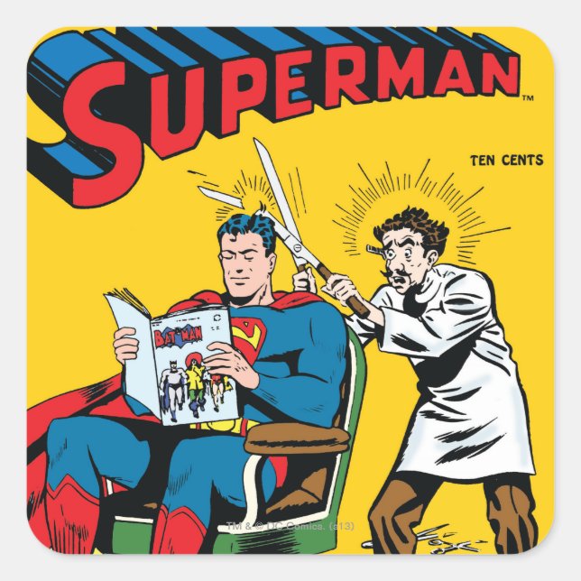 Superman #52 square sticker (Front)