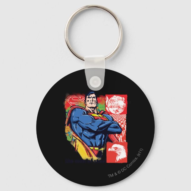 Superman 58 keychain (Front)