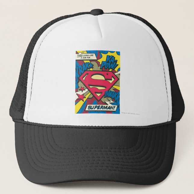 Superman 66 trucker hat (Front)