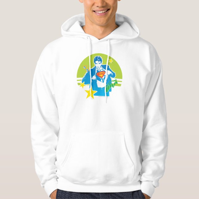 Superman 80's Style Hoodie (Front)