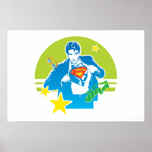 Superman 80's Style Poster