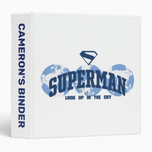 Superman Across the Globe Binder