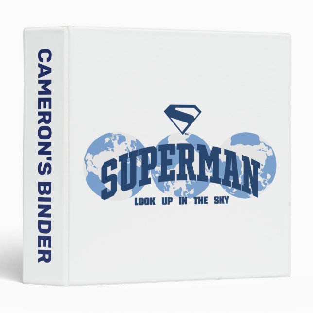 Superman Across the Globe Binder (Front/Spine)