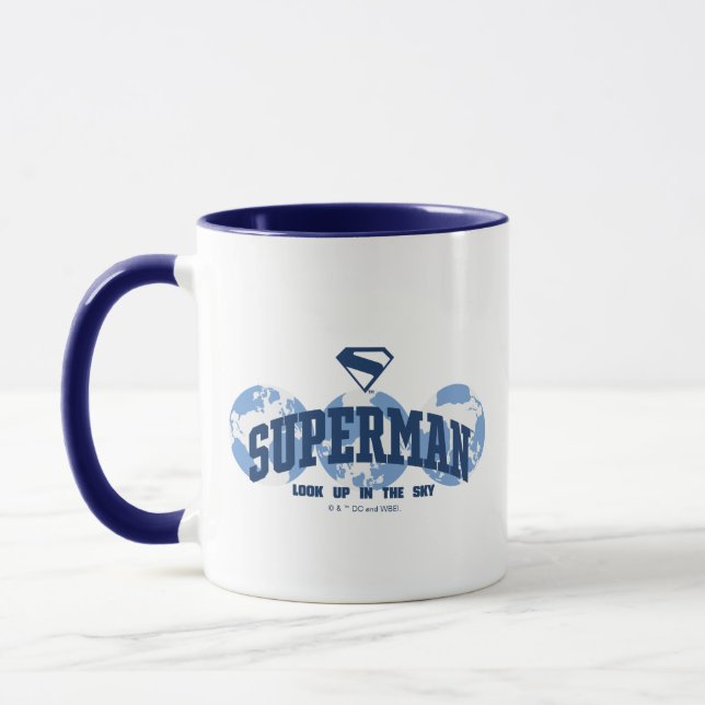 Superman Across the Globe Mug (Left)