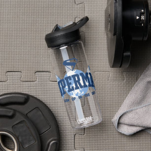Superman Across the Globe Water Bottle