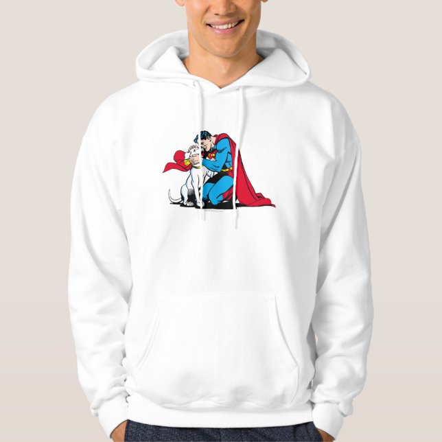 Superman and Krypto Hoodie (Front)