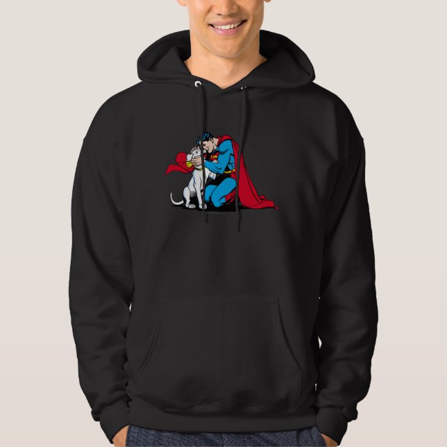 Superman and Krypto Hoodie (Front)