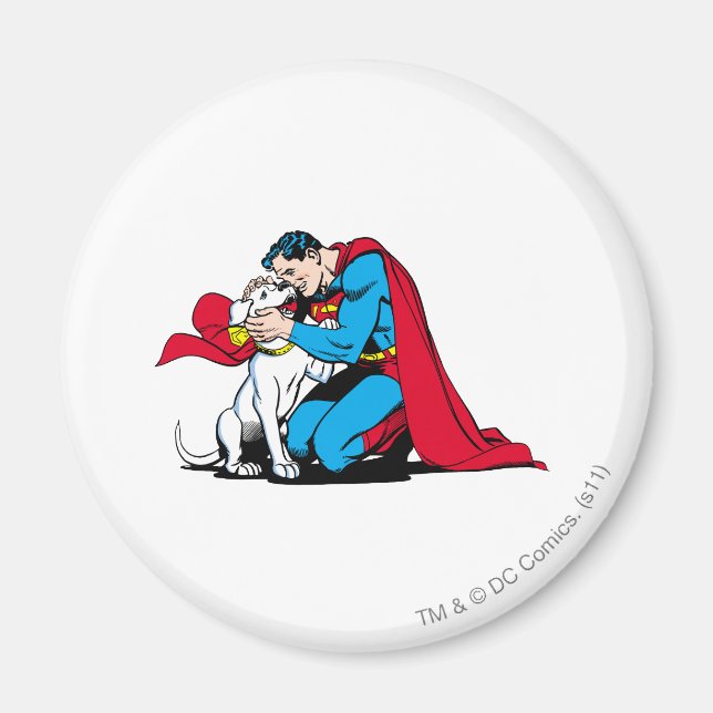 Superman and Krypto Magnet (Front)