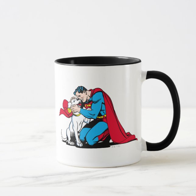 Superman and Krypto Mug (Right)
