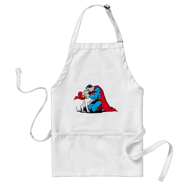 Superman and Krypto Standard Apron (Front)
