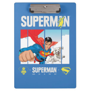 Superman and Krypto Take Flight Clipboard