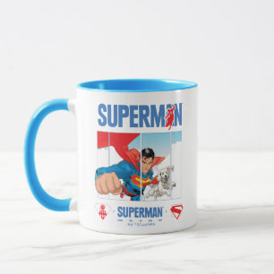 Superman and Krypto Take Flight Mug
