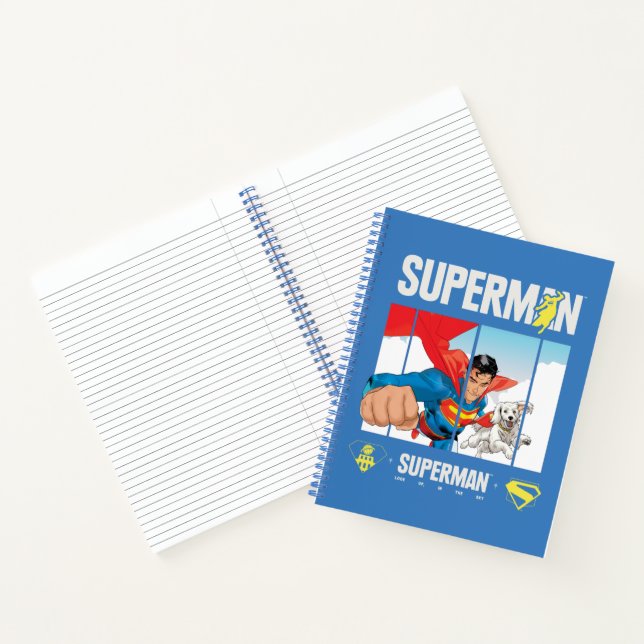 Superman and Krypto Take Flight Notebook (Inside)