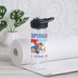 Superman and Krypto Take Flight Water Bottle