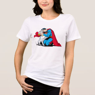 Superman and Krypto Tri-Blend Shirt