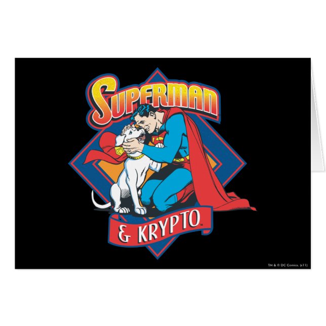 Superman avec Krypto (Devant horizontal)