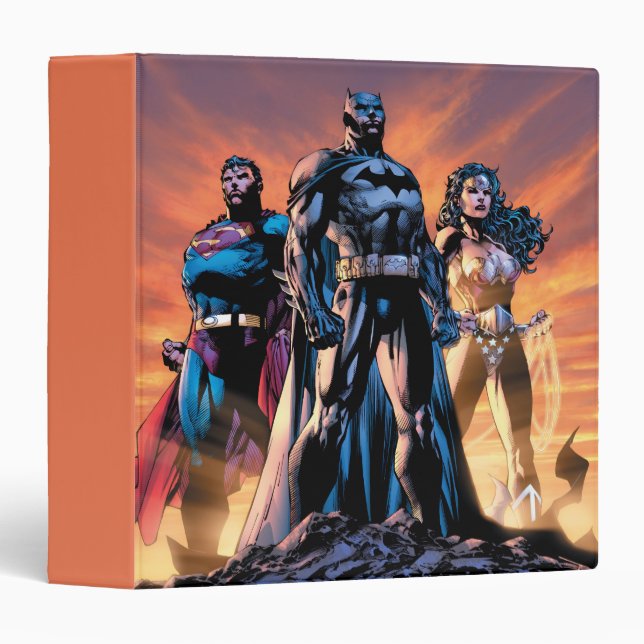 Superman, Batman, & Wonder Woman Trinity Binder (Front/Spine)