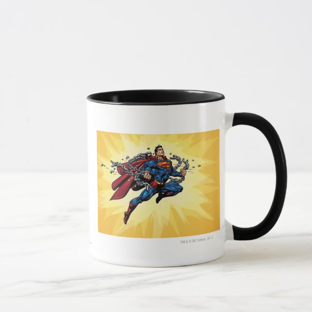 Superman breaks chains mug (Right)