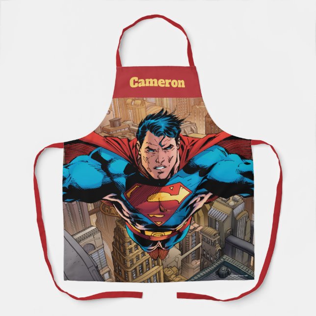 Superman cape flies apron (Front)