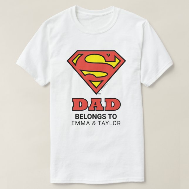 Superman | Ce Super Papa Appartient Au T-shirt (Design devant)