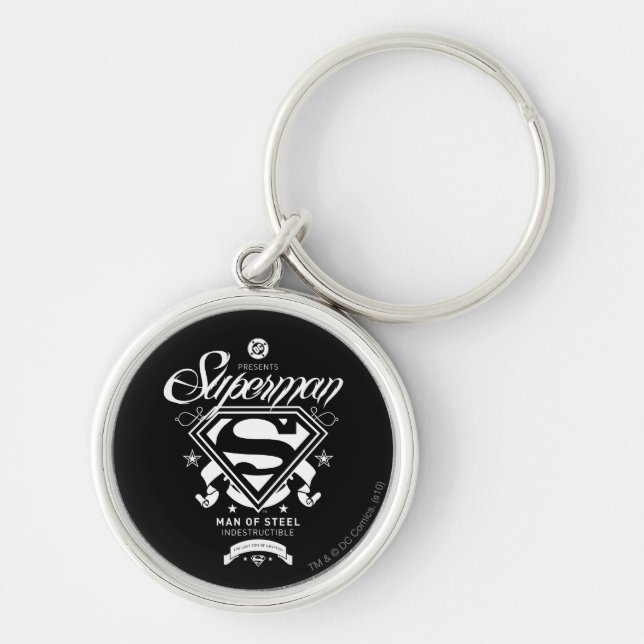 Superman Coat of Arms Keychain (Front)