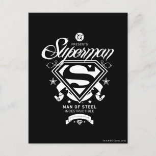 Superman Coat of Arms Postcard