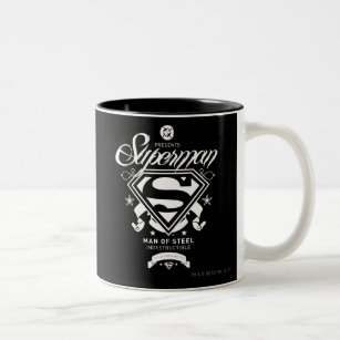 Superman Coat of Arms Two-Tone Coffee Mug