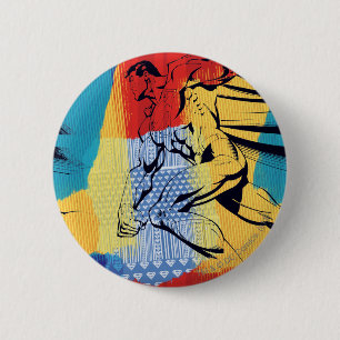 Superman Colourful 2 Inch Round Button