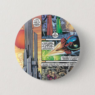 Superman Comic Panel - Clark's Origins 2 Inch Round Button