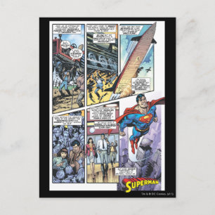 Superman Comic Panel - Clark's Origins 2 Postcard