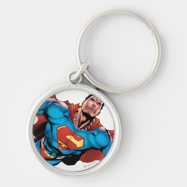 Superman Comic Style Keychain (Front)