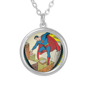 Superman (Complete Story) Silver Plated Necklace