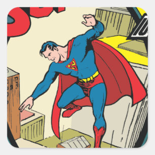 Superman (Complete Story) Square Sticker
