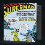 Superman (Double-Feature with Batman) Binder<br><div class="desc">Superman Comic Cover</div>