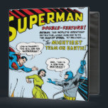 Superman (Double-Feature with Batman) Binder<br><div class="desc">Superman Comic Cover</div>