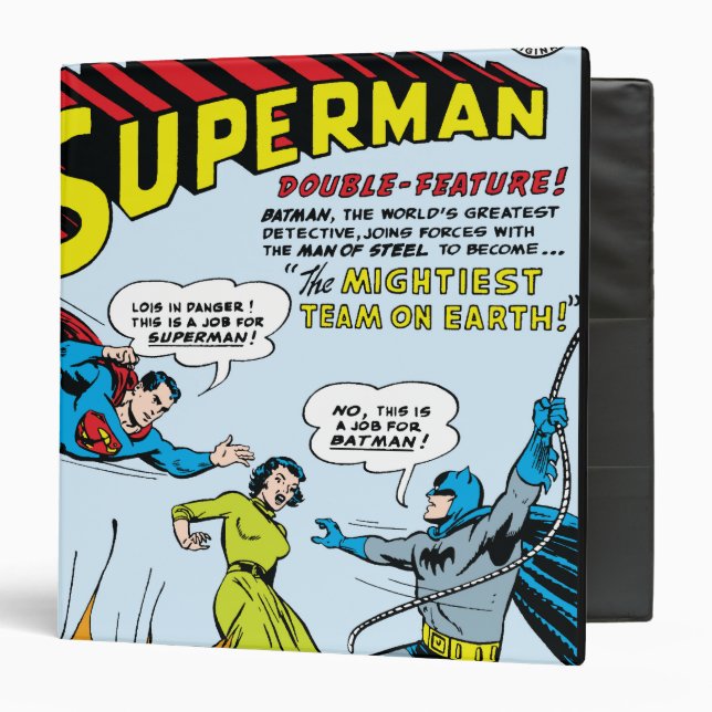 Superman (Double-Feature with Batman) Binder (Front/Inside)