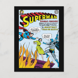 Superman (Double-Feature with Batman) Postcard