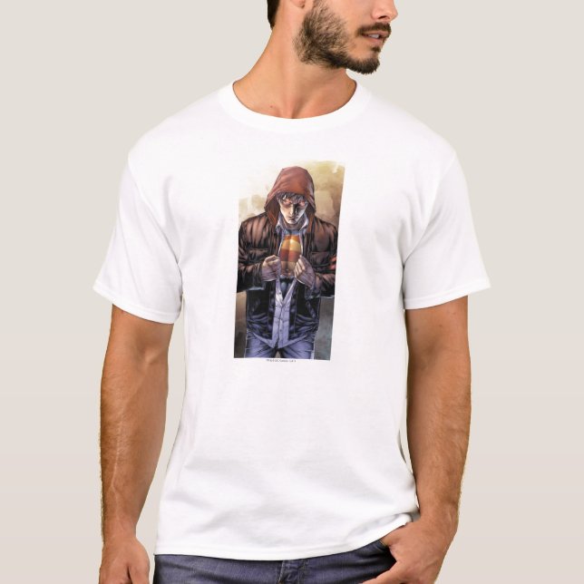 Superman Earth Cover - Colour T-Shirt (Front)