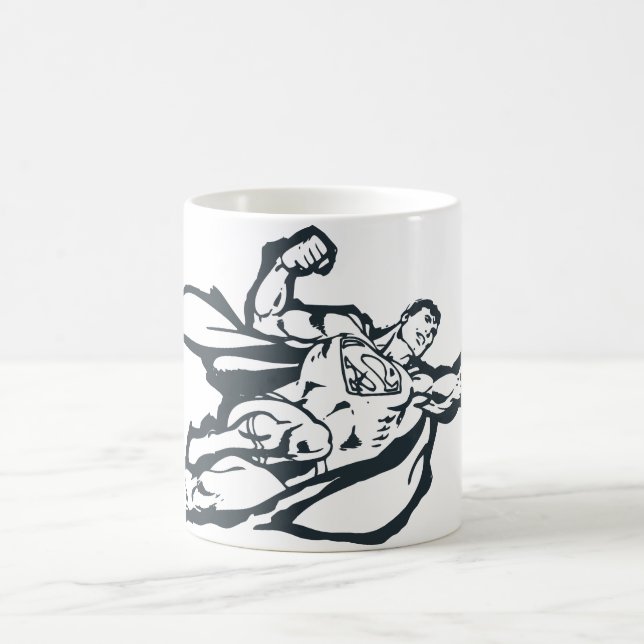 Superman Flies Right Coffee Mug (Center)