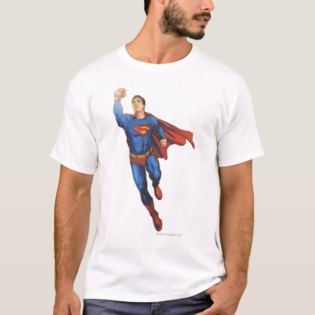 Superman Flying Left T-Shirt (Front)