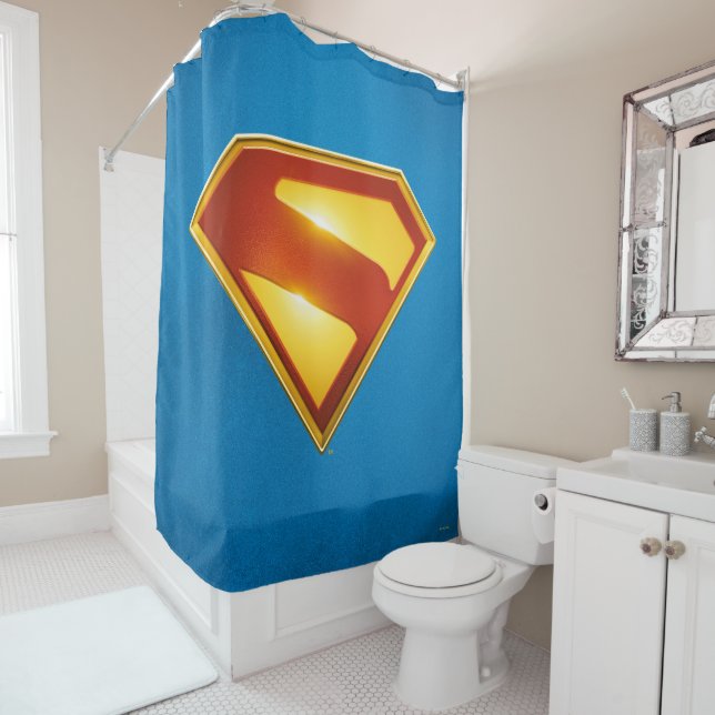 Superman Golden S Shield Brilliance (In Situ)