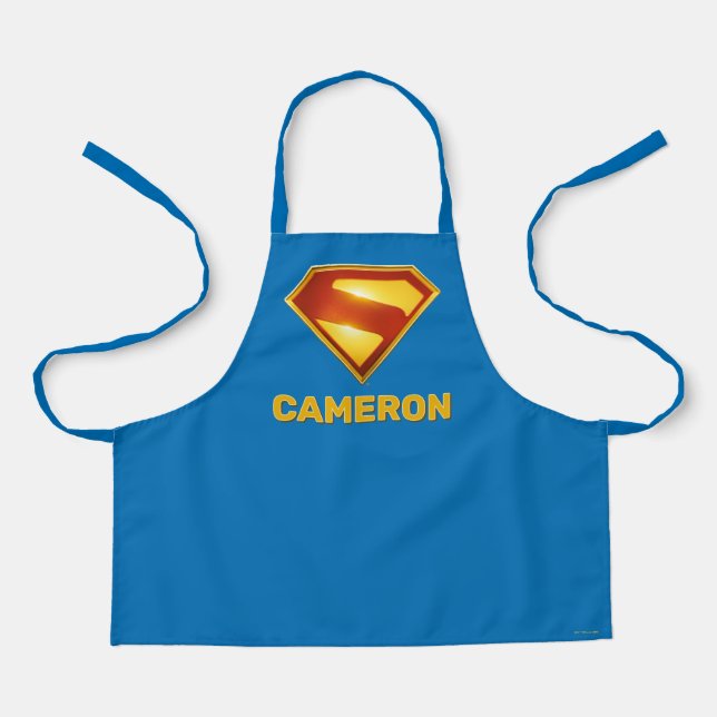 Superman Golden S Shield Brilliance Apron (Front)