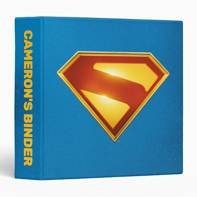 Superman Golden S Shield Brilliance Binder (Front/Spine)