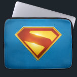 Superman Golden S Shield Brilliance Laptop Sleeve<br><div class="desc">Shine bright with the legendary symbol of hope! This stunning design features the iconic Superman “S” shield rendered in radiant gold and deep crimson, glowing with heroic intensity against a bold blue background. The sleek metallic finish and rich colour gradients give this emblem a powerful, modern edge—perfect for fans who...</div>