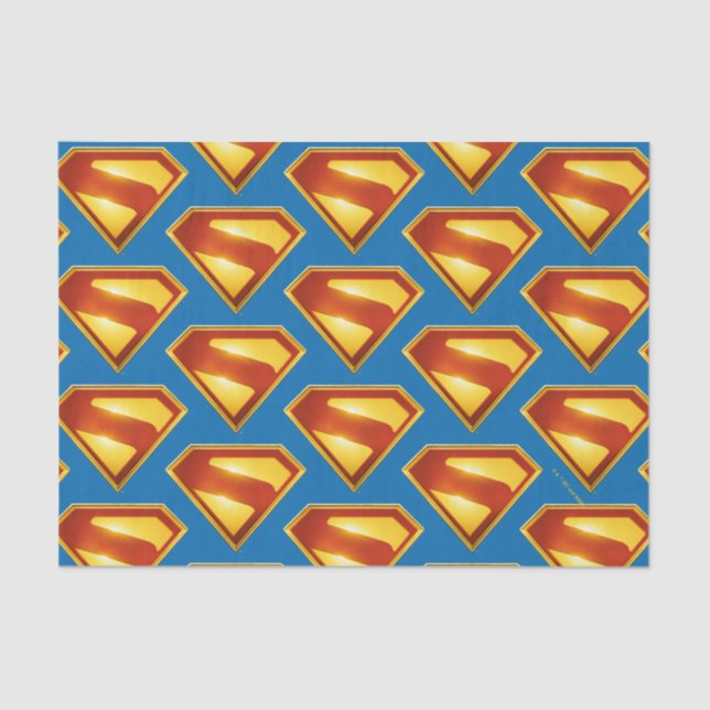 Superman Golden S Shield Brilliance Tissue Paper (Front)