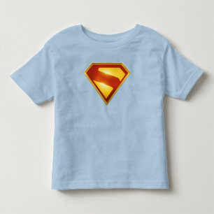 Superman Golden S Shield Brilliance Toddler T-shirt