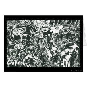 Superman Grey Collage