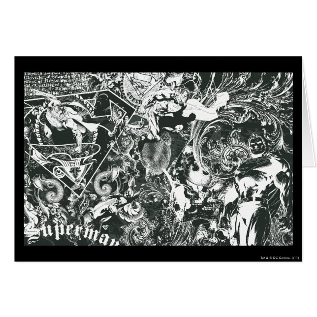 Superman Grey Collage (Devant horizontal)
