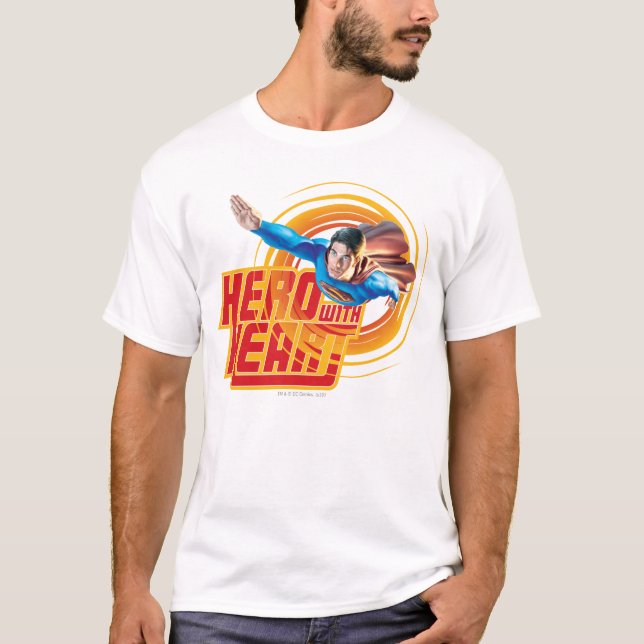 Superman Hero with Heart T-Shirt (Front)