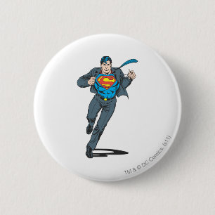 Superman in Business Garb 2 Inch Round Button